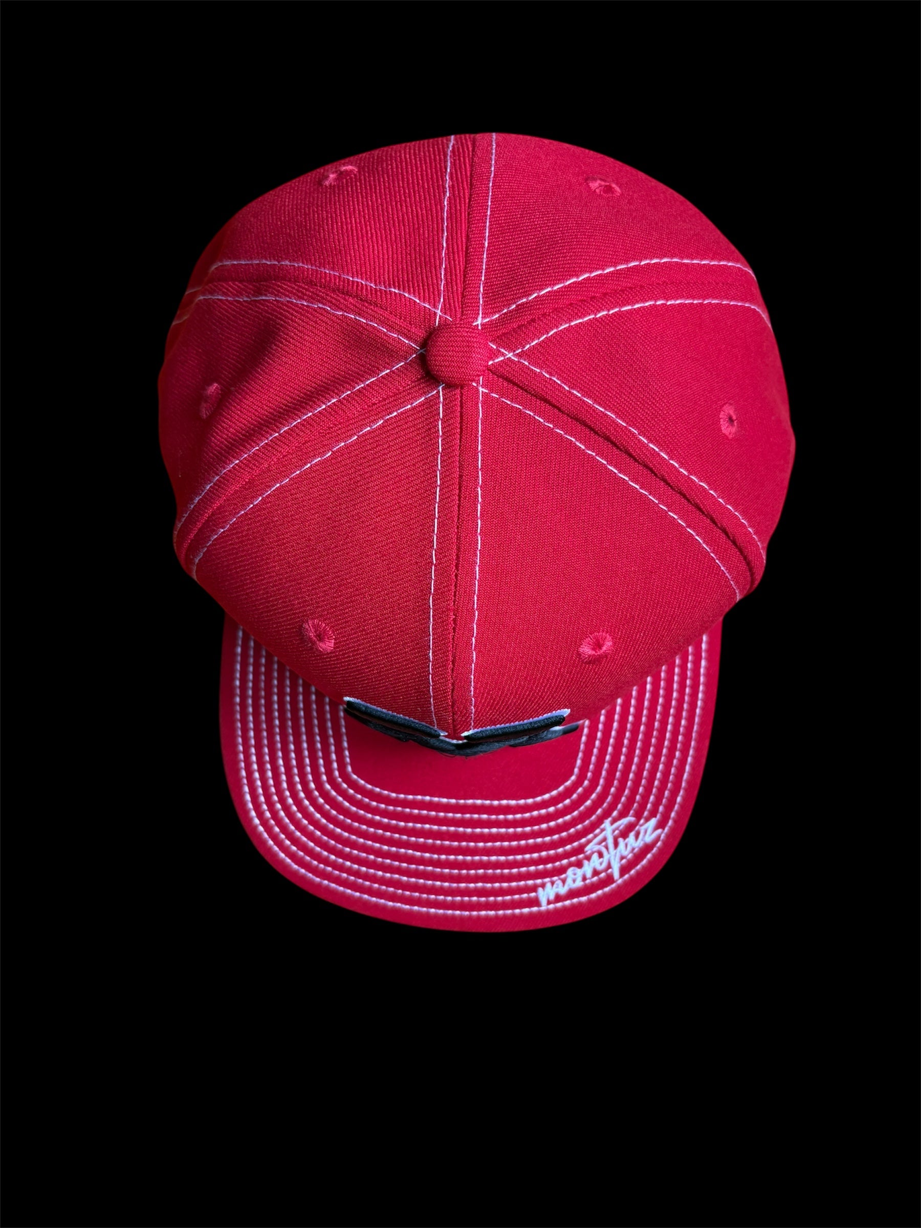 Red Snapback cap