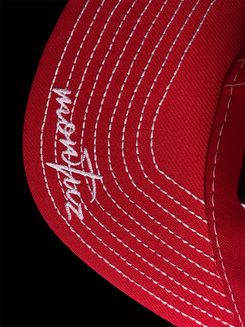 Red Snapback cap