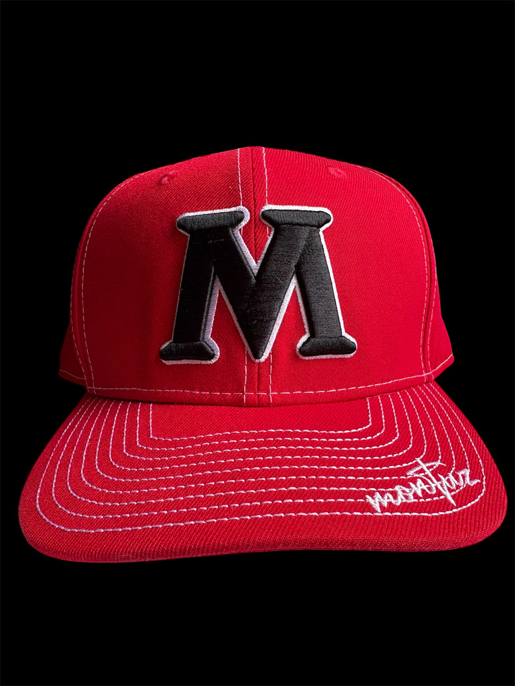 Red Snapback cap