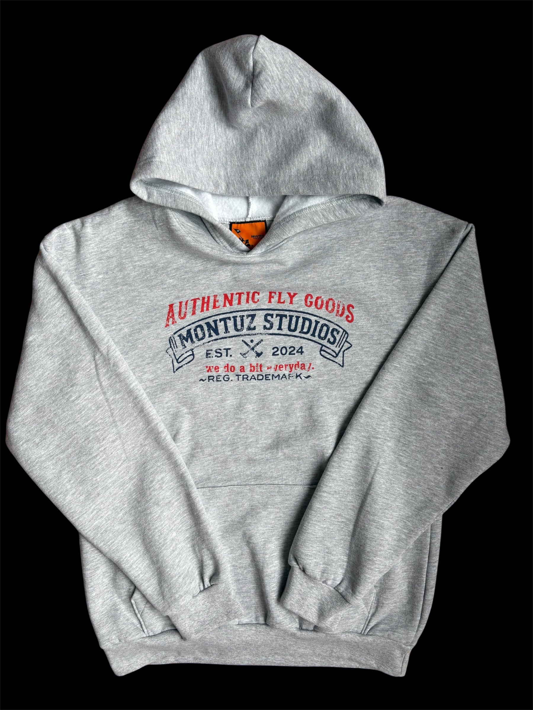 Grey Authentic Flygoods Hoodie